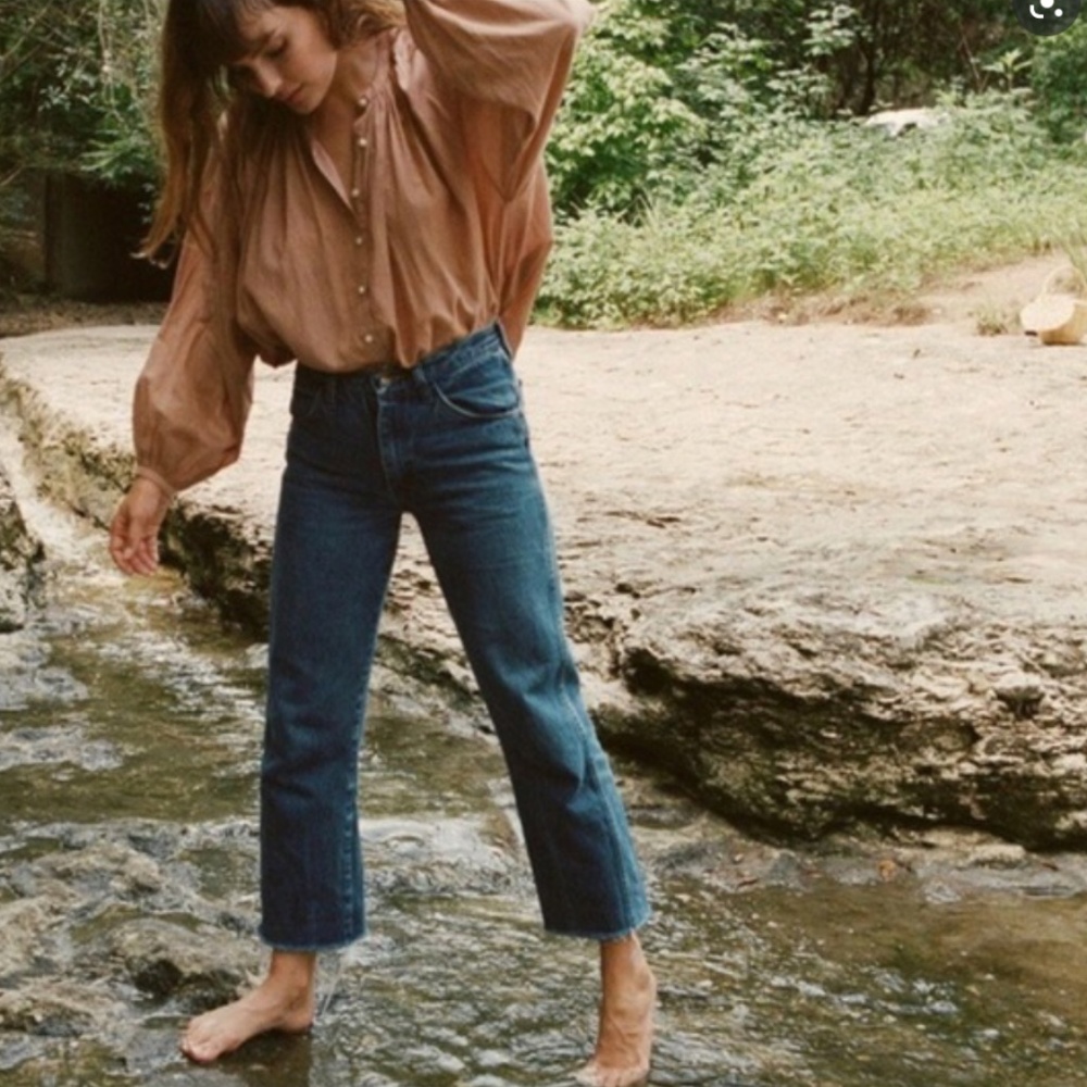 Doen Jane Blouse in Toffee